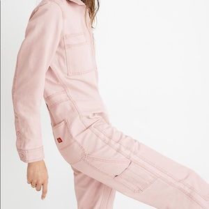 NWOT Madewell x Dickies Pink Coveralls